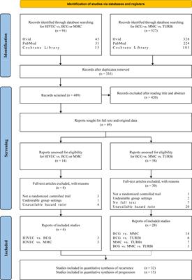 Hyperthermia intravesical chemotherapy acts as a promising alternative to bacillus Calmette–Guérin instillation in non-muscle-invasive bladder cancer: a network meta-analysis